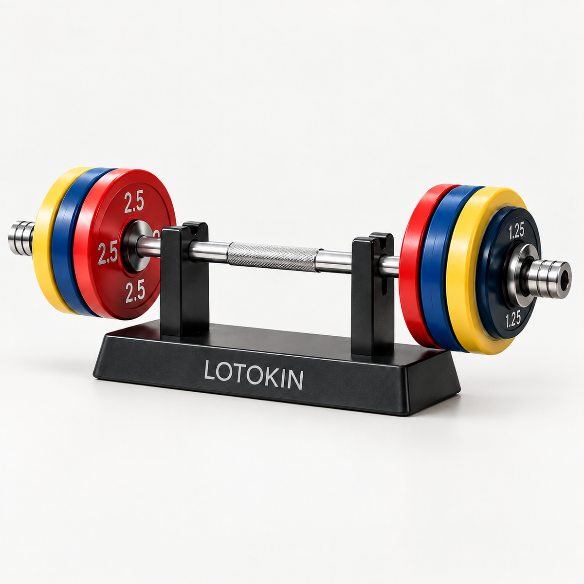 LOTOKIN Mini Barbell – Color Edition with Display Stand