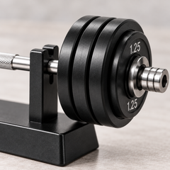 LOTOKIN Mini Barbell – Black Edition with Display Stand