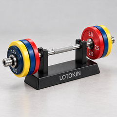 LOTOKIN Mini Barbell – Color Edition with Display Stand