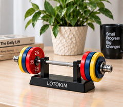 LOTOKIN Mini Barbell – Color Edition with Display Stand