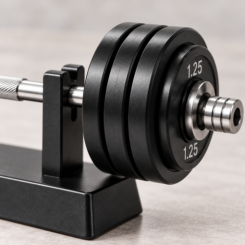 LOTOKIN Mini Barbell – Black Edition with Display Stand